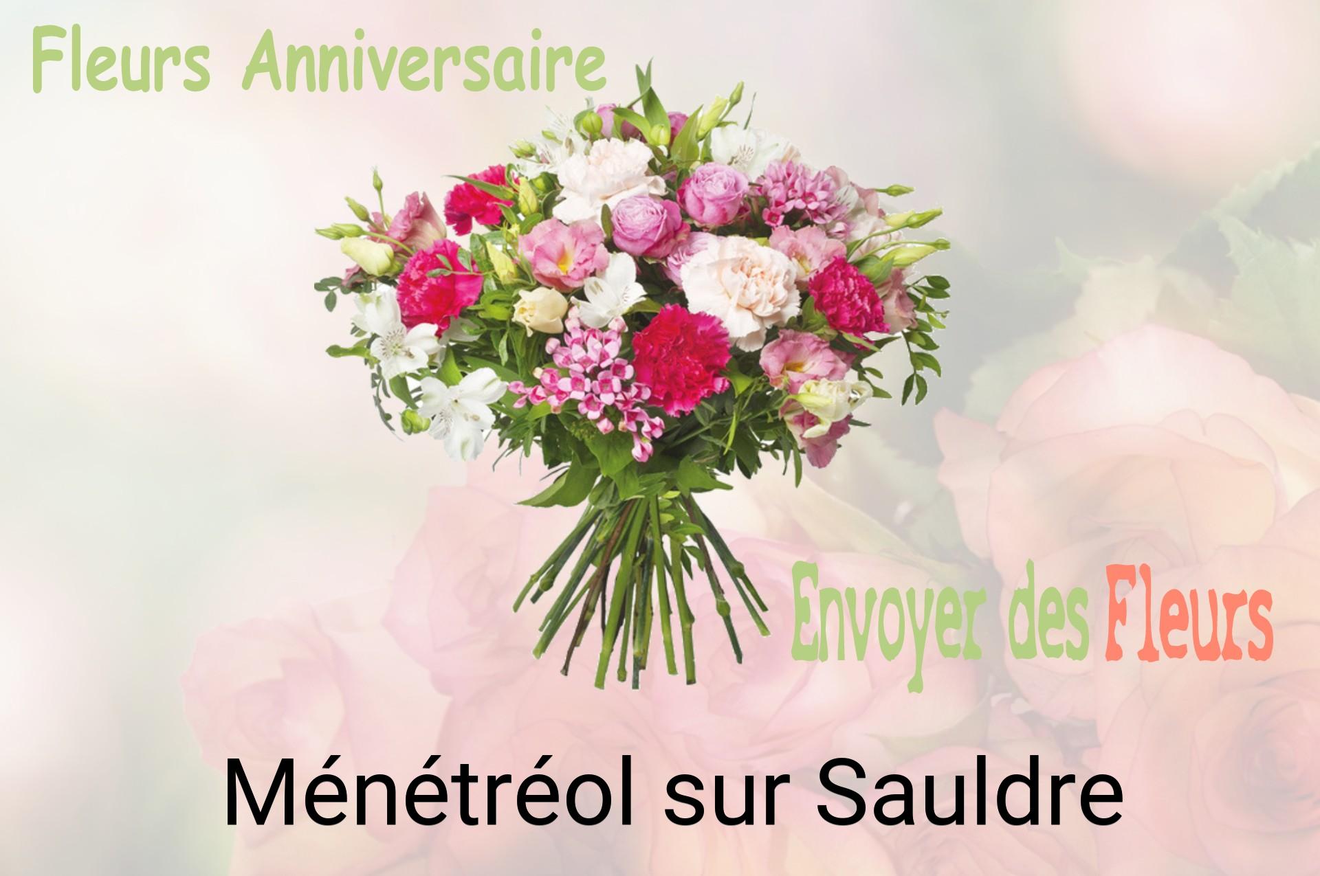 Bouquet de fleurs d’anniversaire livré à Ménétréol-sur-Sauldre